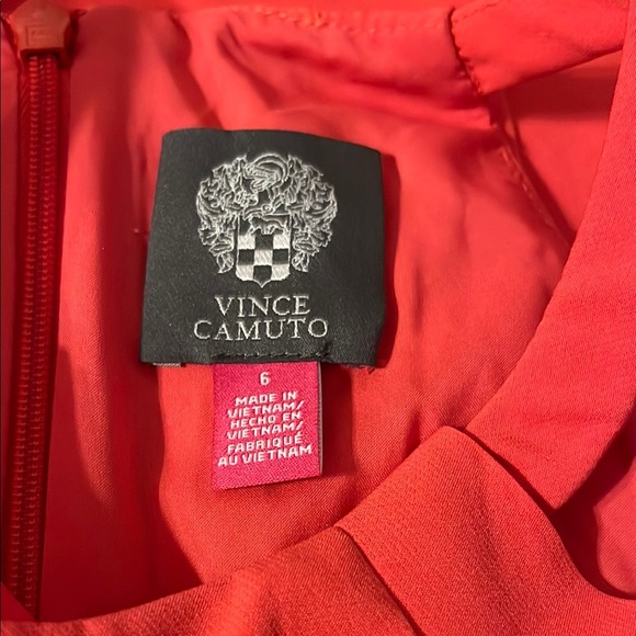 Vince Camuto pink One Shoulder Sheath Dress Size 6 - Picture 8 of 10
